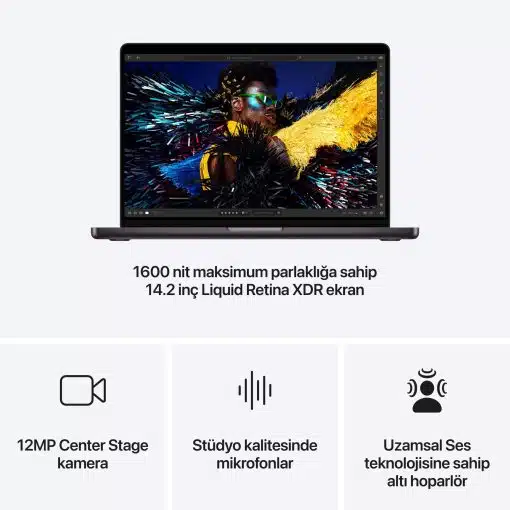 MacBook Pro 16 inç M4 Pro (24GB RAM, 512GB SSD) - Thumbnail 3